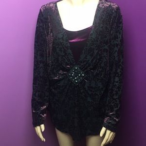 Elements velvet  women’s top